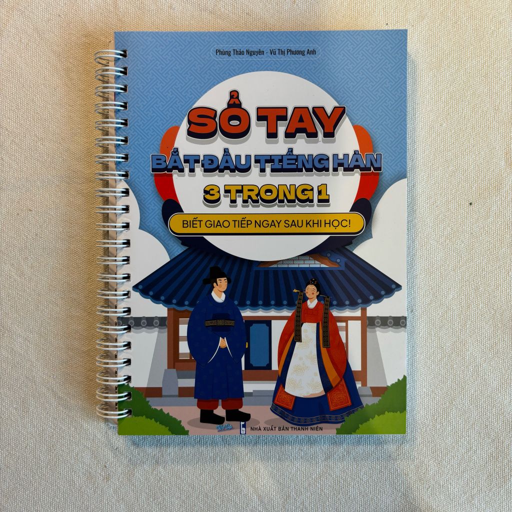 Sổ Tay Bắt Đầu Tiếng Hàn 3 Trong 1