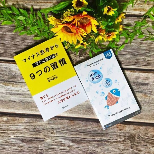 COMBO Mình là cá, việc của mình là bơi (Nhật – Việt) - ( sách Nhật cũ 95% )