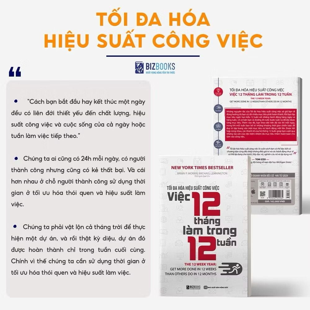 Tối Đa Hóa Hiệu Suất Công Việc – Việc 12 Tháng Làm Trong 12 Tuần