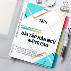 COMBO 3 TẬP VỞ BÀI TẬP HÁN NGỮ NÂNG CAO