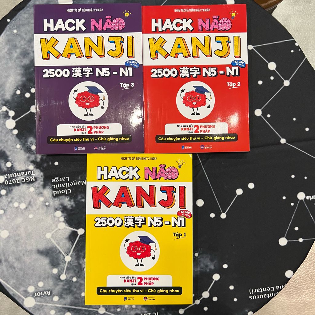 Hack Não 2500 Kanji ( Tập 1 +2 +3 )
