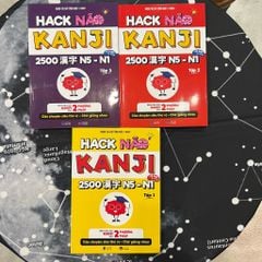 Hack Não 2500 Kanji ( Tập 1 +2 +3 )