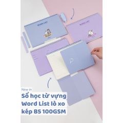 Sổ học từ vựng Word List