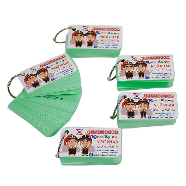 COMBO Trọn Bộ KatchUp Flashcard Tiếng Hàn Sơ Cấp