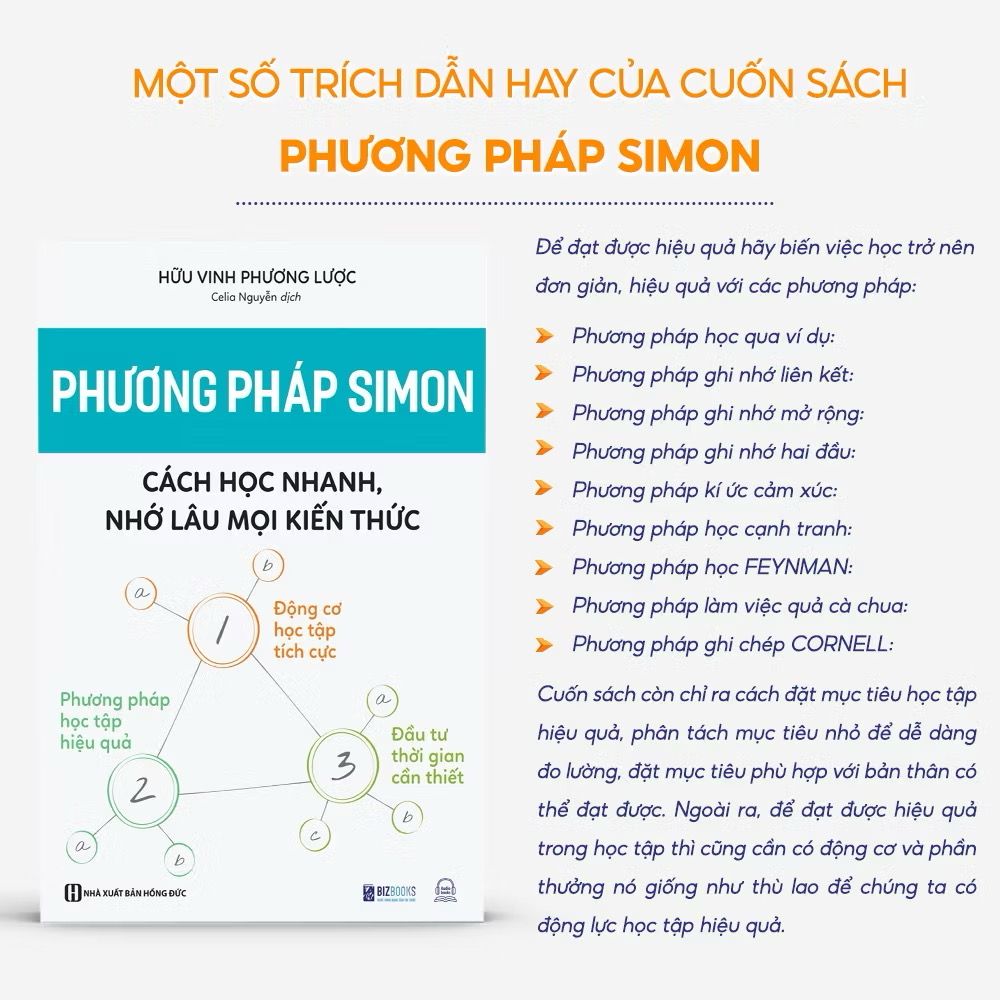 Phương Pháp Simon - Cách Học Nhanh, Nhớ Lâu Mọi Kiến Thức