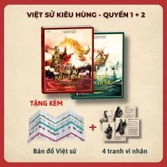 Combo Sách - Việt Sử Kiêu Hùng - Quyển 1 và Quyển 2 (Bìa Cứng) - Thầy Trần Việt Quân
