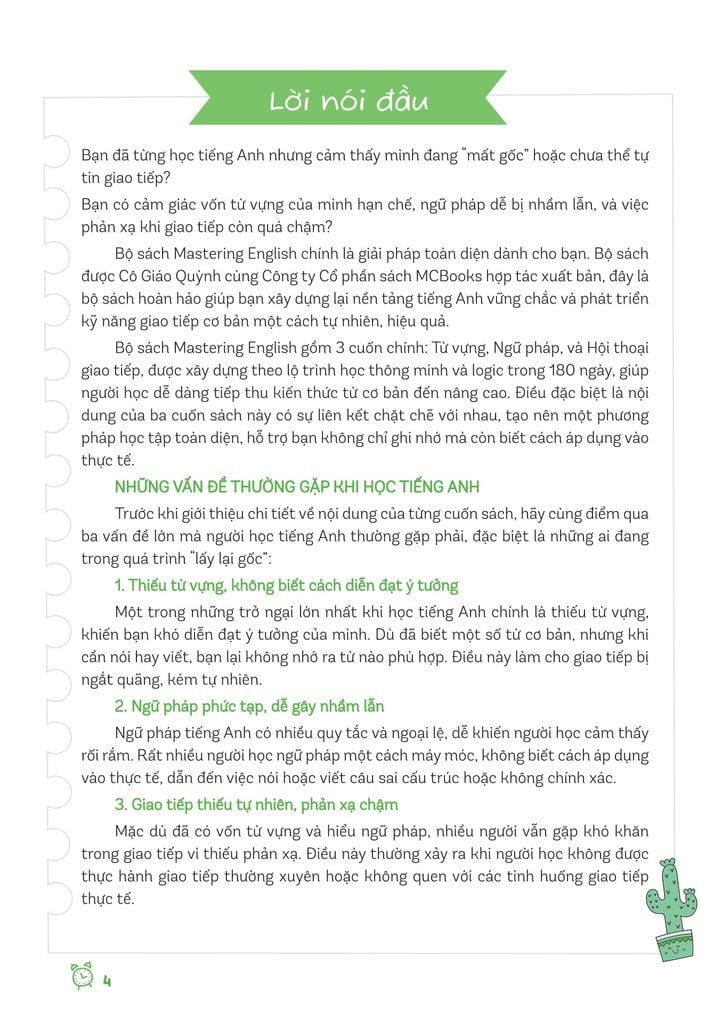 Mastering English Conversation - 180 Ngày Làm Chủ Giao Tiếp Tiếng Anh