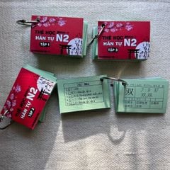 Thẻ FLASHCARDS KANJI N2 (4 xâu)