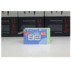 Thẻ Học Ngữ Pháp Tiếng Nhật Trung Cấp N3 – Flashcards Bunpou Soumatome N3(ép plastic)