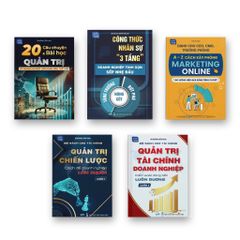 Combo 5 Cuốn Sách Quản Trị Nhân Sự 3 Tầng, 20 Bài Học Quản Trị, Xây phòng Marketing Online , Quản Trị Chiến Lược