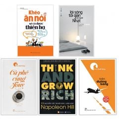 Combo 5 Cuốn Sách Hay Về Kỹ Năng Sống: Khéo Ăn Nói Sẽ Có Được Thiên Hạ + Tony Buổi Sáng - Trên Đường Băng + 13 Nguyên Tắc Nghĩ Giàu Làm Giàu + Lối Sống Tối Giản Của Người Nhật