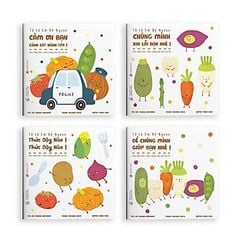 Sách ehon - Set 4 cuốn Tớ là em bé ngoan - dành cho trẻ từ 2 tuổi