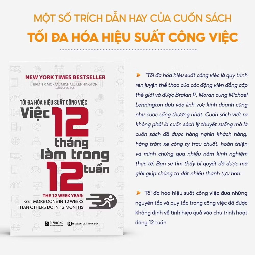 Tối Đa Hóa Hiệu Suất Công Việc – Việc 12 Tháng Làm Trong 12 Tuần