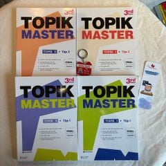 Sách TOPIK MASTER - Luyện đề TOPIK II với Đề thi mẫu chuẩn cấu trúc, có chấm chữa chi tiết