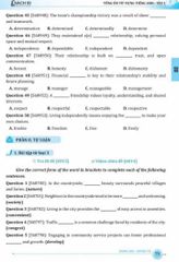 BỘ TỔNG ÔN TỪ VỰNG TIẾNG ANH (tặng kèm Video bài giảng + chữa bài chi tiết)