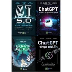 Combo Sách - ChatGPT + ChatGPT Thực Chiến + AI 5.0 + AI Công Cụ Nâng Cao Hiệu Suất Công Việc (Bộ 4 Cuốn)