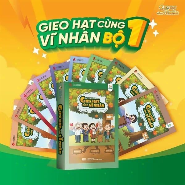 Combo Gieo Hạt Cùng Vĩ Nhân Bộ 1 (Bộ 10 Cuốn)