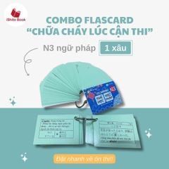 Thẻ Học Ngữ Pháp Tiếng Nhật Trung Cấp N3 – Flashcards Bunpou Soumatome N3(ép plastic)