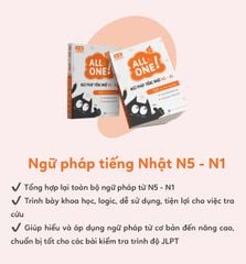 Combo làm chủ tiếng Nhật N5-N1 ALL IN ONE