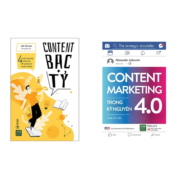 Combo Content Marketing: ( Content bạc tỷ + Content Marketing trong kỷ nguyên 4.0)