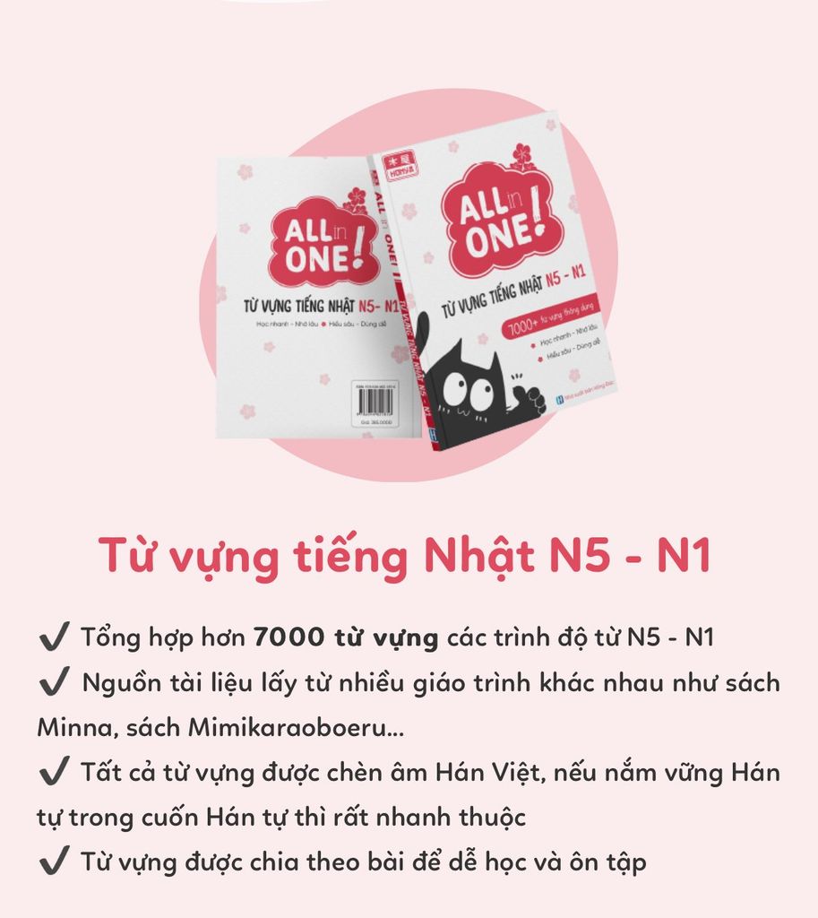 Combo làm chủ tiếng Nhật N5-N1 ALL IN ONE