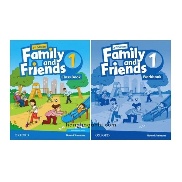 Bộ sách Family and Friends Level 1 (2nd , Student book và Work book) – Tặng kèm file nghe