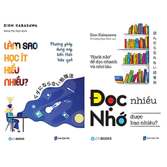 Combo 2 Cuốn Làm Sao Học Ít Hiểu Nhiều + Đọc Nhiều Nhớ Được Bao Nhiêu