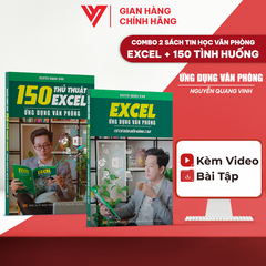 Combo 2 Sách Excel Và 150 Thủ Thuật Ứng Dụng Văn Phòng Từ Cơ Bản Đến Nâng Cao