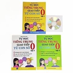 Combo Tự Học giao tiếp Tiếng Trung từ con số 0 cho người mới bắt đầu