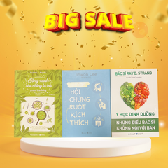 Combo sách ( Sống Xanh Như Những Lá Trà + Tạm Biệt Hội Chứng Ruột Kích Thích + Y Học Dinh Dưỡng )