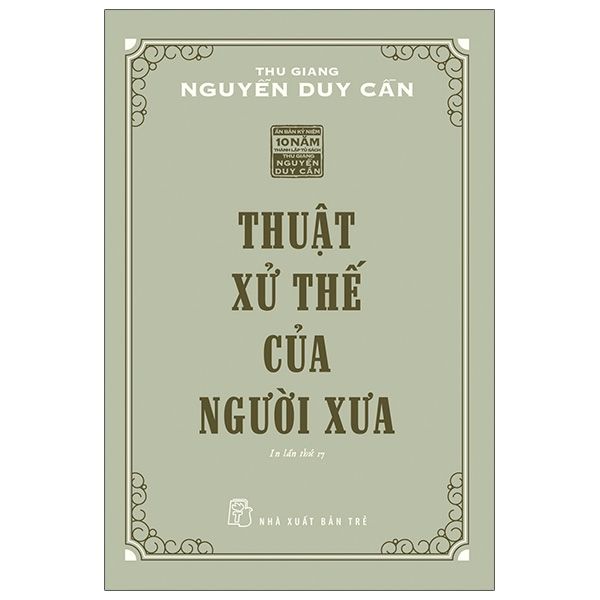 Thuật Xử Thế Của Người Xưa