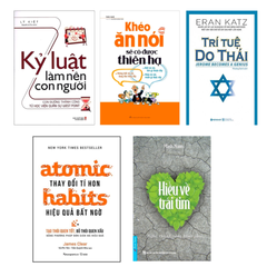 Combo Sách Kỷ Luật Làm Lên Con Người + Khéo Ăn Nói Sẽ Có Được Thiên Hạ + Trí Tuệ Do Thái + Thay Đổi Tí Hon Hiệu Quả Bất Ngờ + Hiểu Về Trái Tim