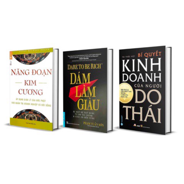 Combo Sách Năng Đoạn Kim Cương + Dám Làm Giàu + Bí Quyết Kinh Doanh Của Người Do Thái