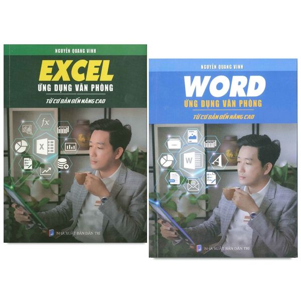 Combo 2 Sách Excel Và Word Ứng Dụng Văn Phòng Từ Cơ Bản Đến Nâng Cao
