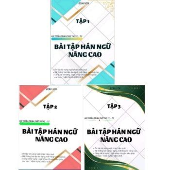 COMBO 3 TẬP VỞ BÀI TẬP HÁN NGỮ NÂNG CAO