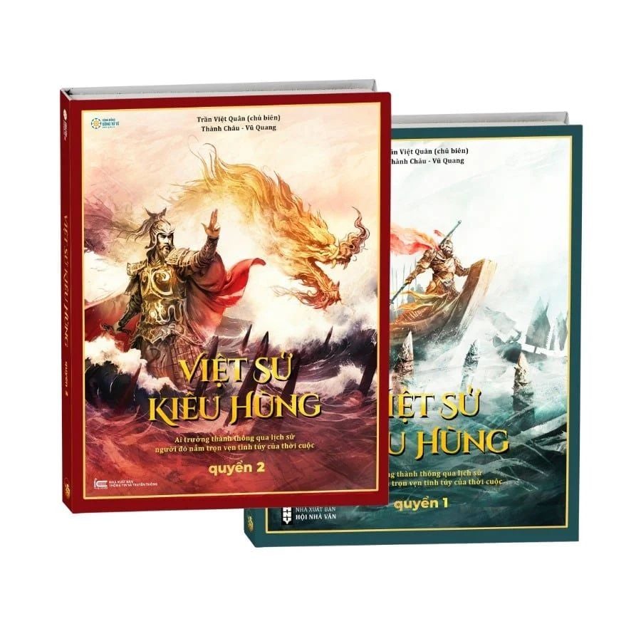 Combo Sách - Việt Sử Kiêu Hùng - Quyển 1 và Quyển 2 (Bìa Cứng) - Thầy Trần Việt Quân