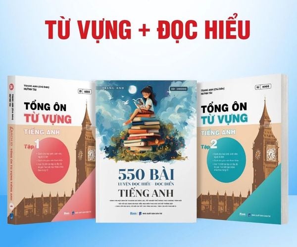 Combo Từ Vựng, Đọc Hiểu sách tiếng anh cô Trang Anh