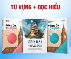 Combo Từ Vựng, Đọc Hiểu sách tiếng anh cô Trang Anh