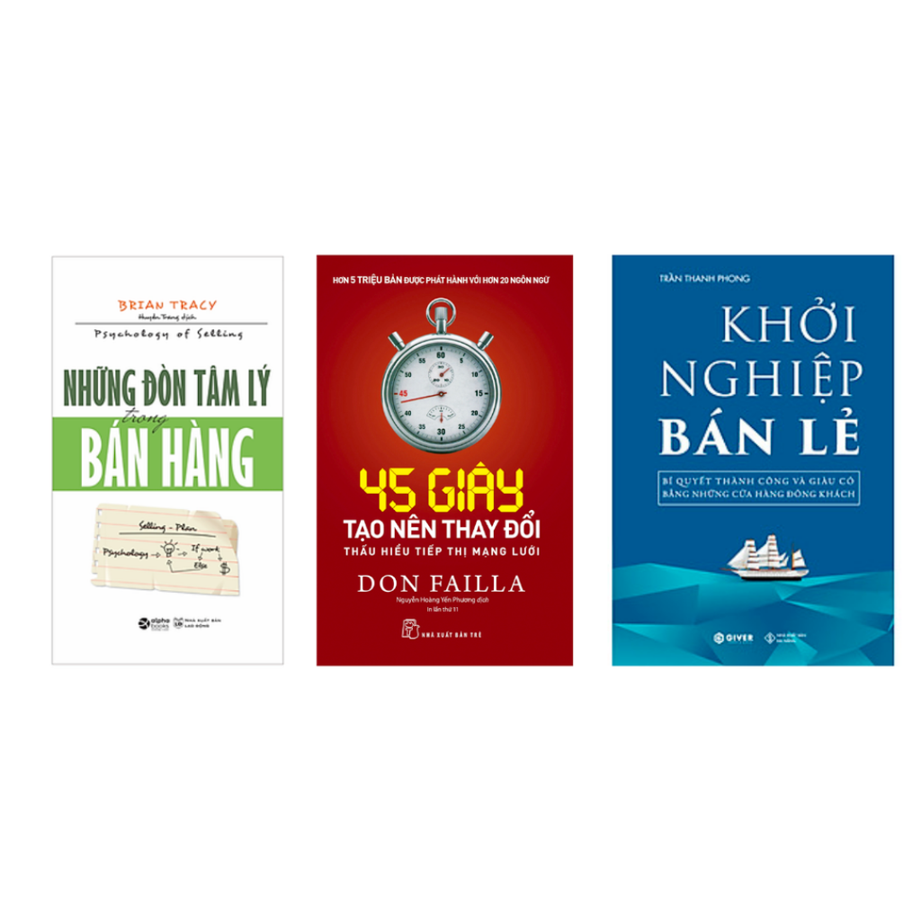 Combo Sách Hướng Dẫn Tiếp Thị Và Bán Hàng