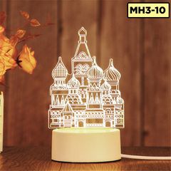 Đèn LED 3D trang trí phòng ngủ nhiều mẫu khác nhau quà lưu niệm quà sinh nhật