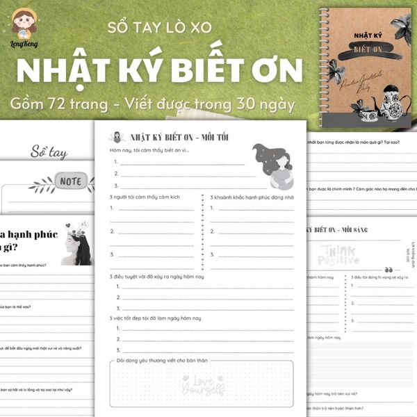 Sổ tay Nhật ký biết ơn