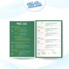 Sổ tay Tự luyện 6.5+ IELTS 4 trong 1 Dễ dàng cho người mới bắt đầu Kỹ năng: Nói + Viết