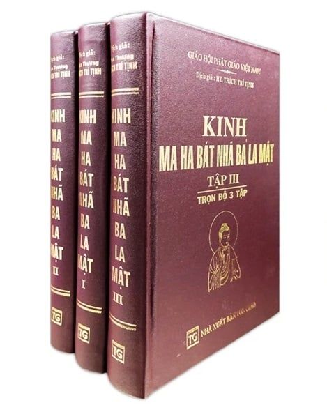 Bộ 3 Tập Kinh Ma Ha Bát Nhã Ba La Mật - Bìa Cứng