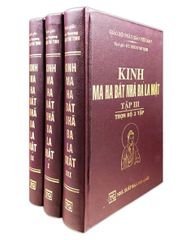 Bộ 3 Tập Kinh Ma Ha Bát Nhã Ba La Mật - Bìa Cứng
