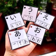 Bộ thẻ học bảng chữ cái Tiếng Nhật Higarana và Katakana cho người mới bắt đầu- Có cách viết
