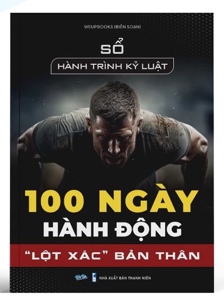 Sổ hành trình kỷ luật 100 ngày hành động lột xác bản thân