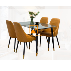 Bộ Bàn Ghế Ăn sheraton Trám Nhập Khẩu Bàn Đá Ceramic