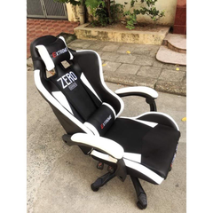 Ghế Gaming Zero S màu Trắng Đen