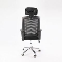 Ghế Văn Phòng Lưng Xương Cá Tựa Đầu Chân Xoay Gx410