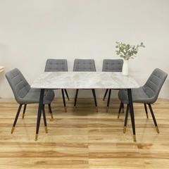 Bộ Bàn Ghế Ăn Loft Bi ( Caro) Nhập Khẩu
